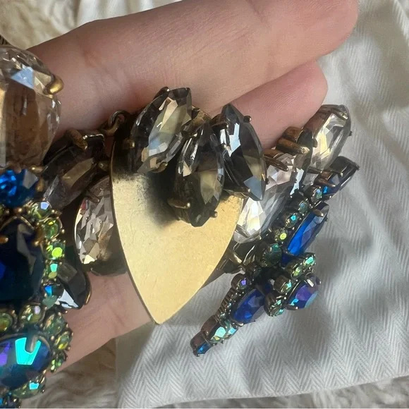 J.Crew Chunky Statement Necklace Retro With Dustbag - Picture 10 of 11